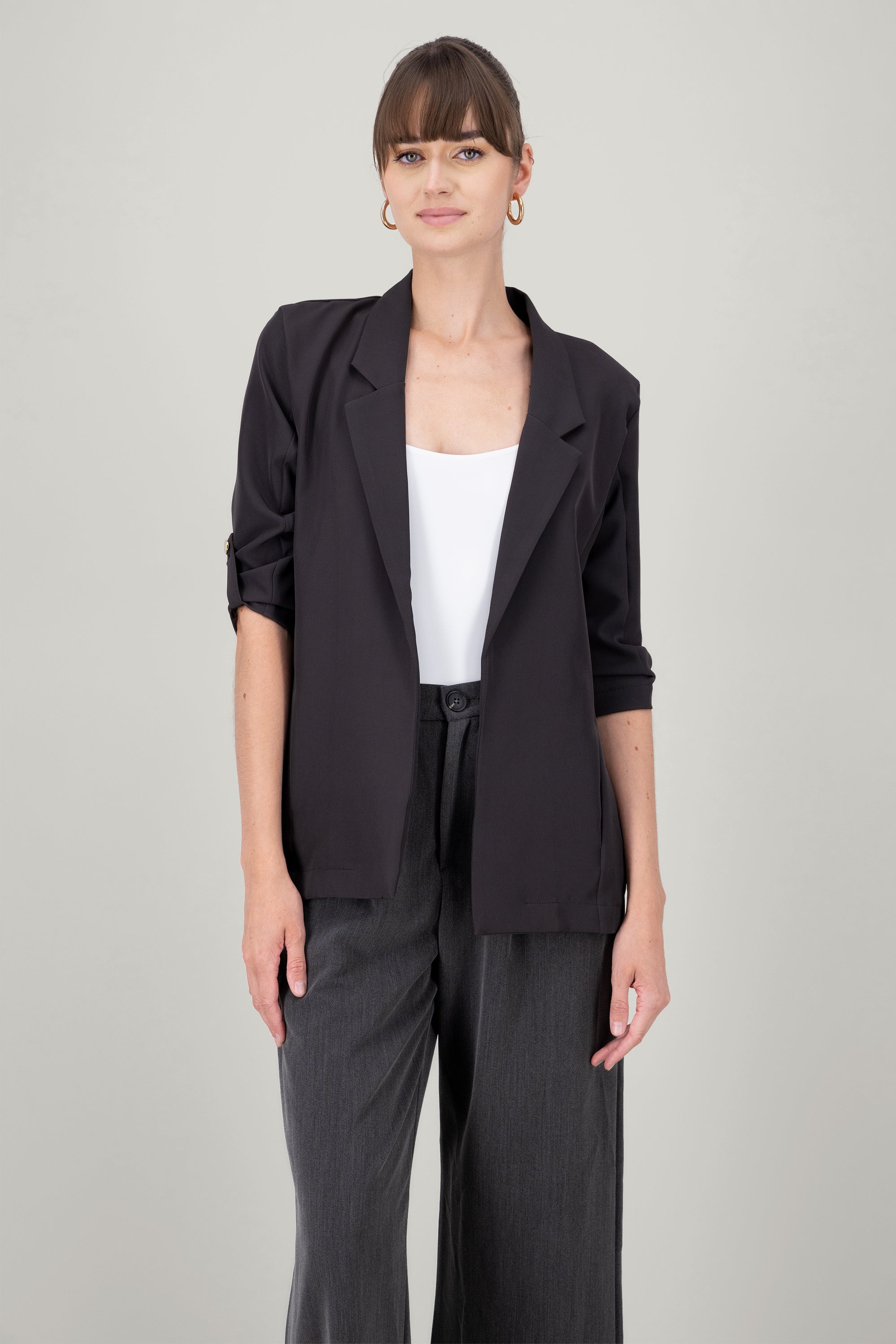 Saco Manga 3/4 Aberturas Laterales HEMATITA