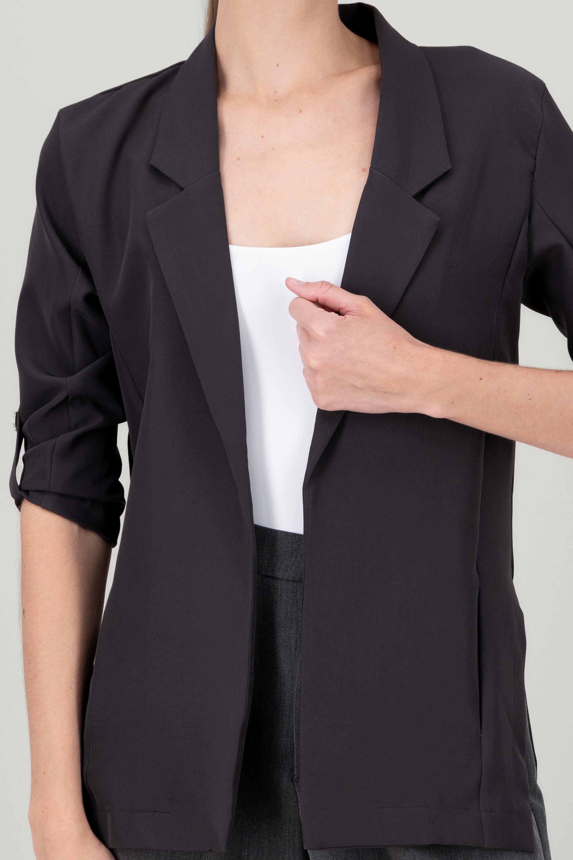 Saco Manga 3/4 Aberturas Laterales HEMATITA