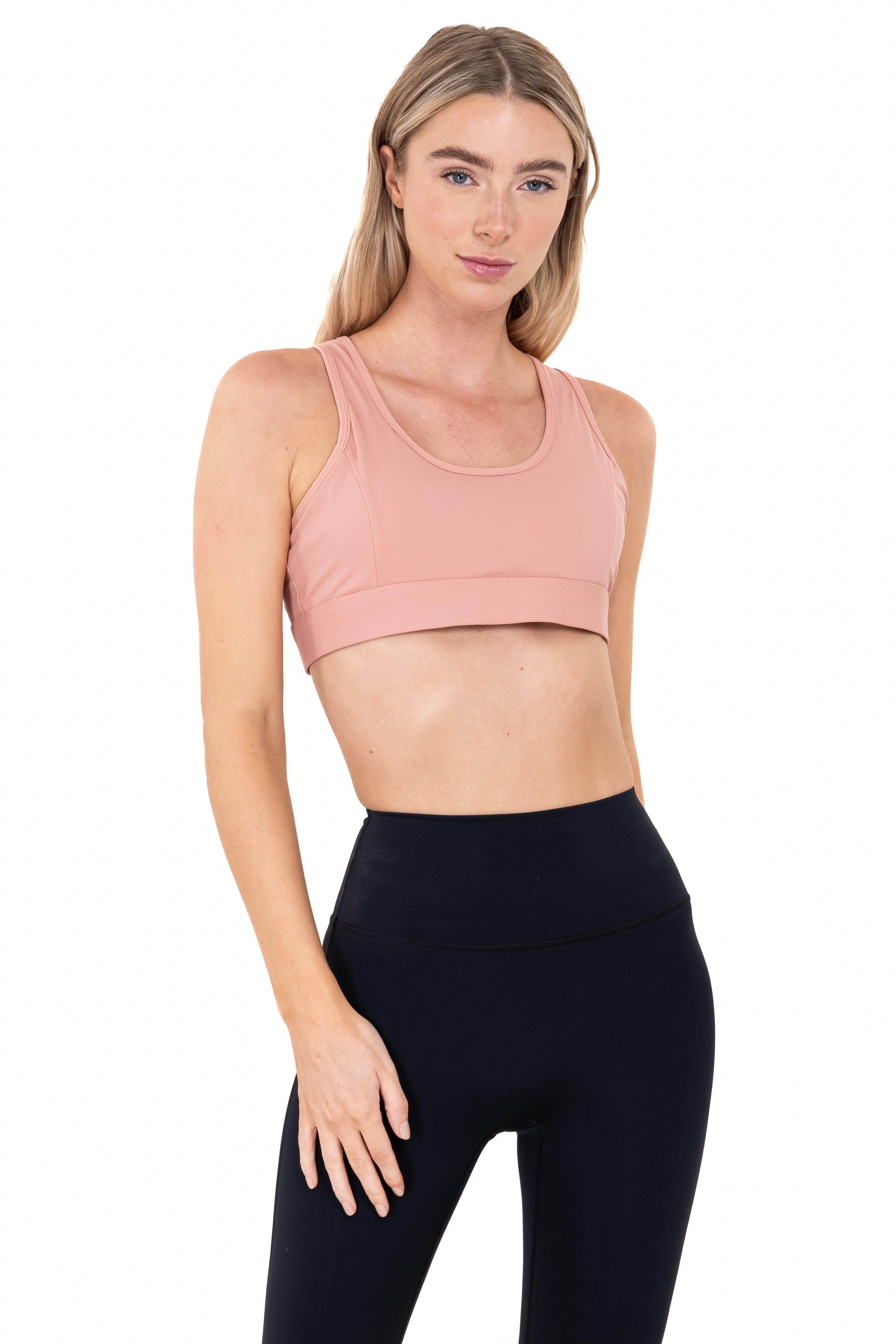 Top deportivo espalda mesh ROSA