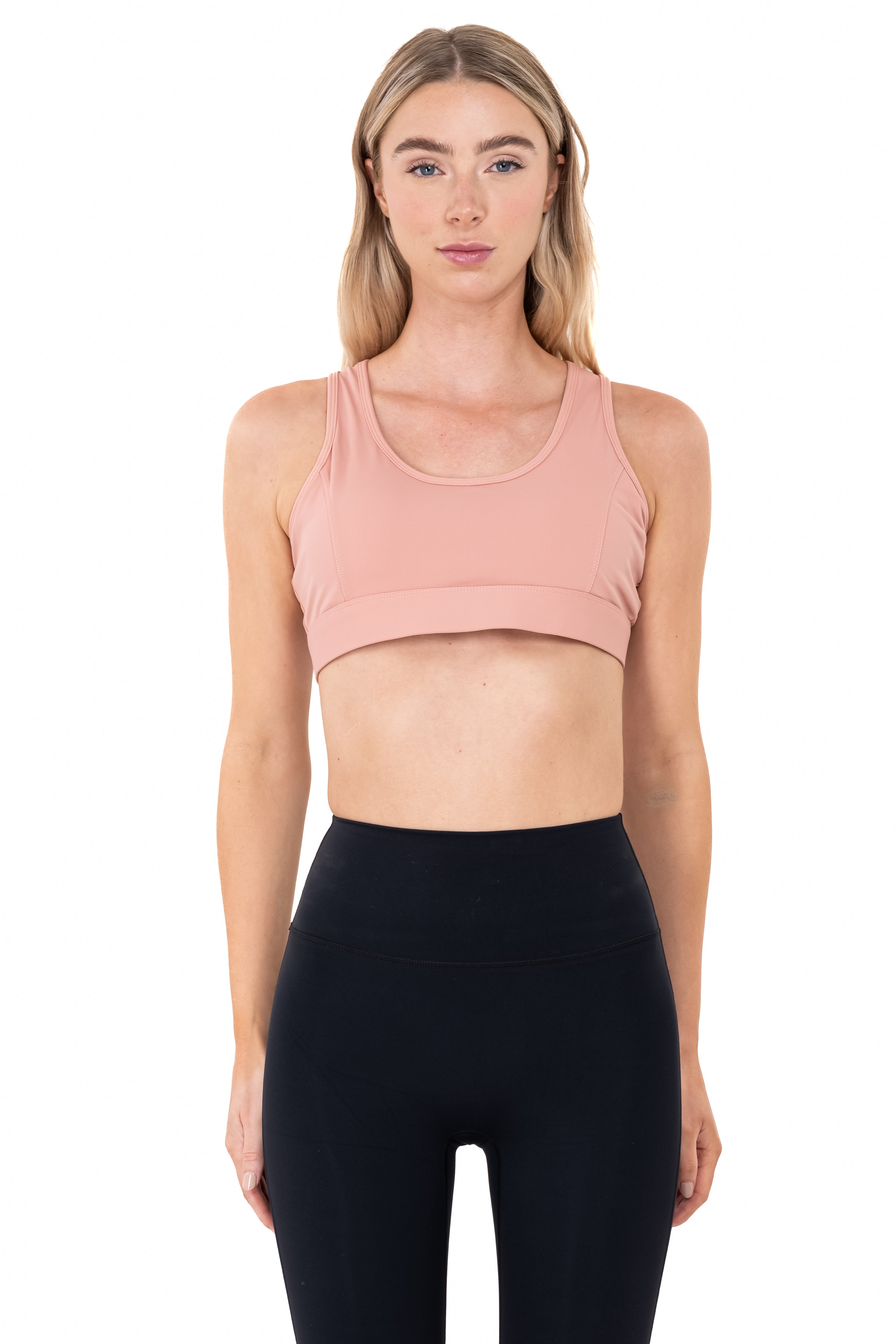 Top deportivo espalda mesh ROSA