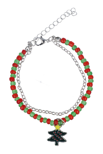 Christmas tree bracelet SILVER