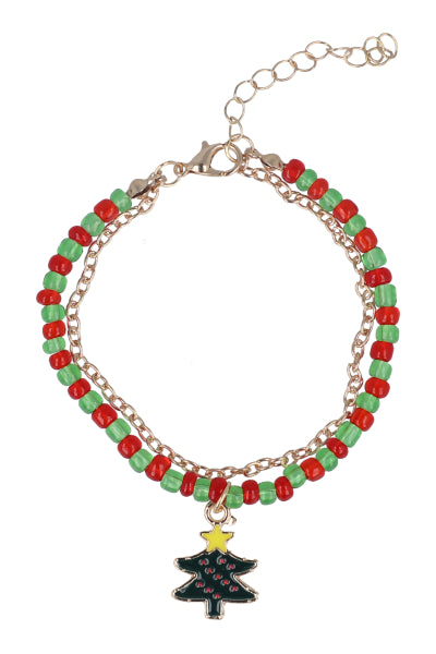 Christmas tree bracelet GOLD