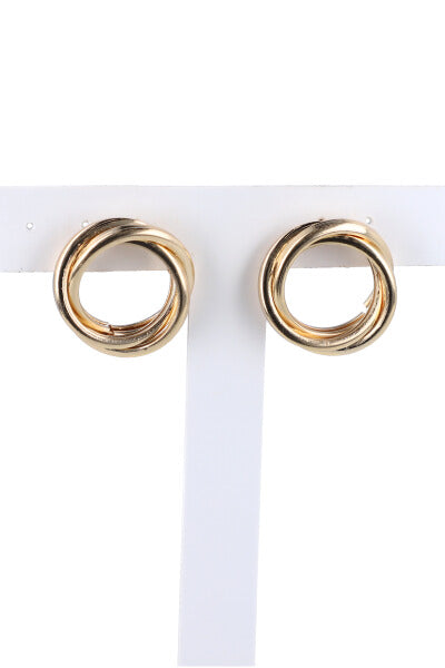 Aretes studs circulo ORO