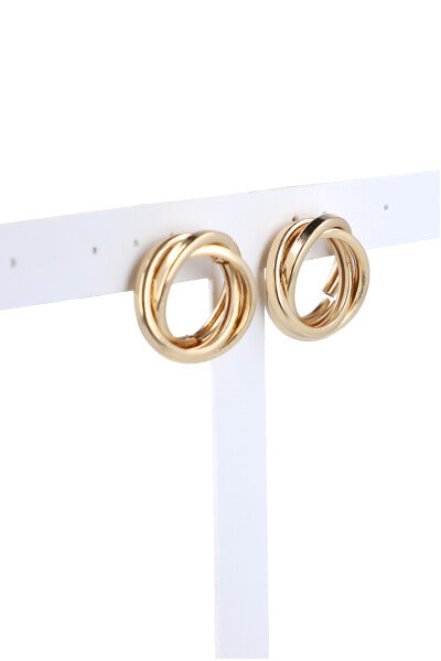 Aretes studs circulo ORO