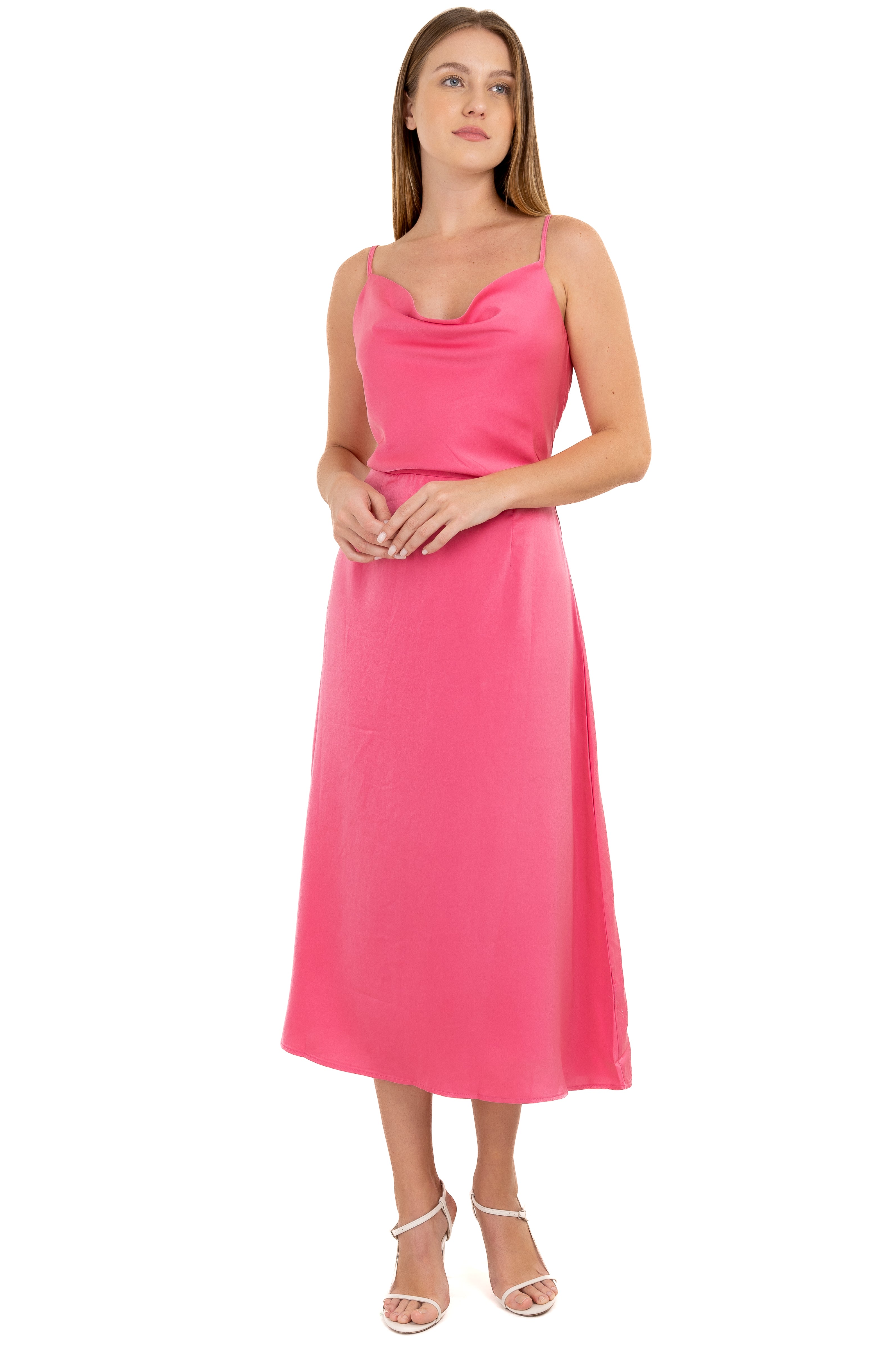 Vestido maxi tirantes lace up ROSA