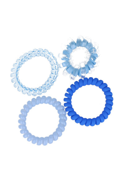 Set 4 leagues transparent phone mix BLUE