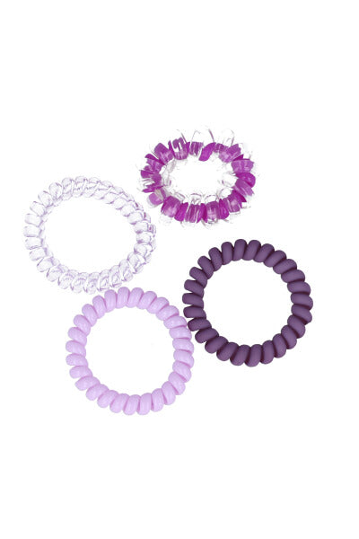 Set 4 leagues transparent phone mix PURPLE