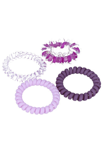 Set 4 leagues transparent phone mix PURPLE