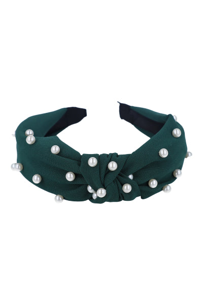 Front knot headband GREEN