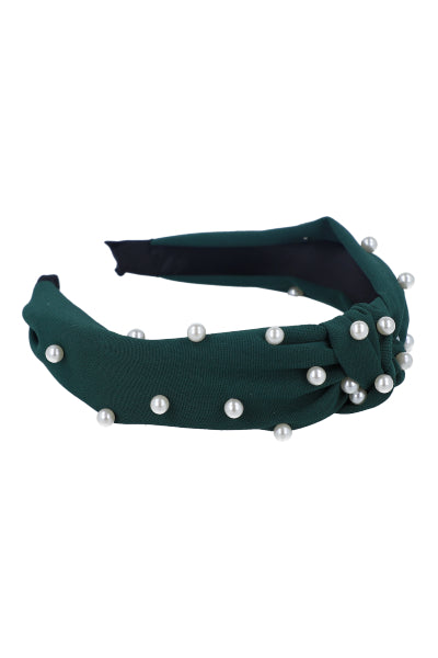 Front knot headband GREEN