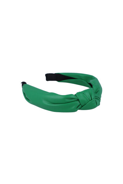 Knot -skinned headband GREEN