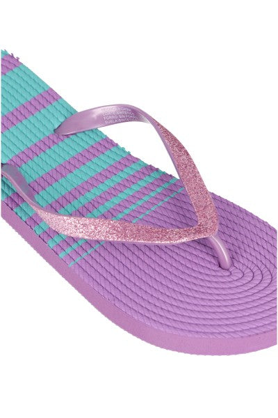 Flip flop textura bicolor LILA