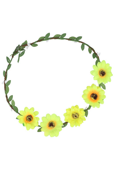 Margaritas headband leaves YELLOW