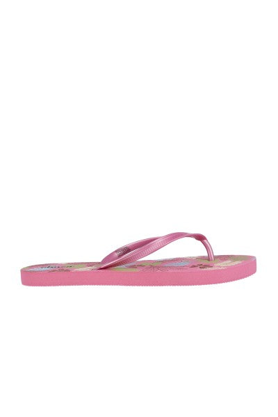 Flip flop tiras texturas hojas ROSA