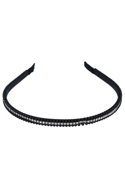 MINI GLOSE PERLAS DIADEMA BLACK