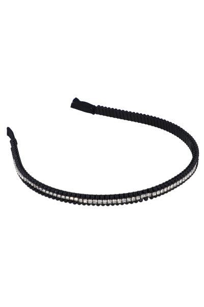 MINI GLOSE PERLAS DIADEMA BLACK