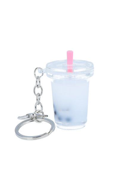 Llavero Vaso Tapioca BLANCO