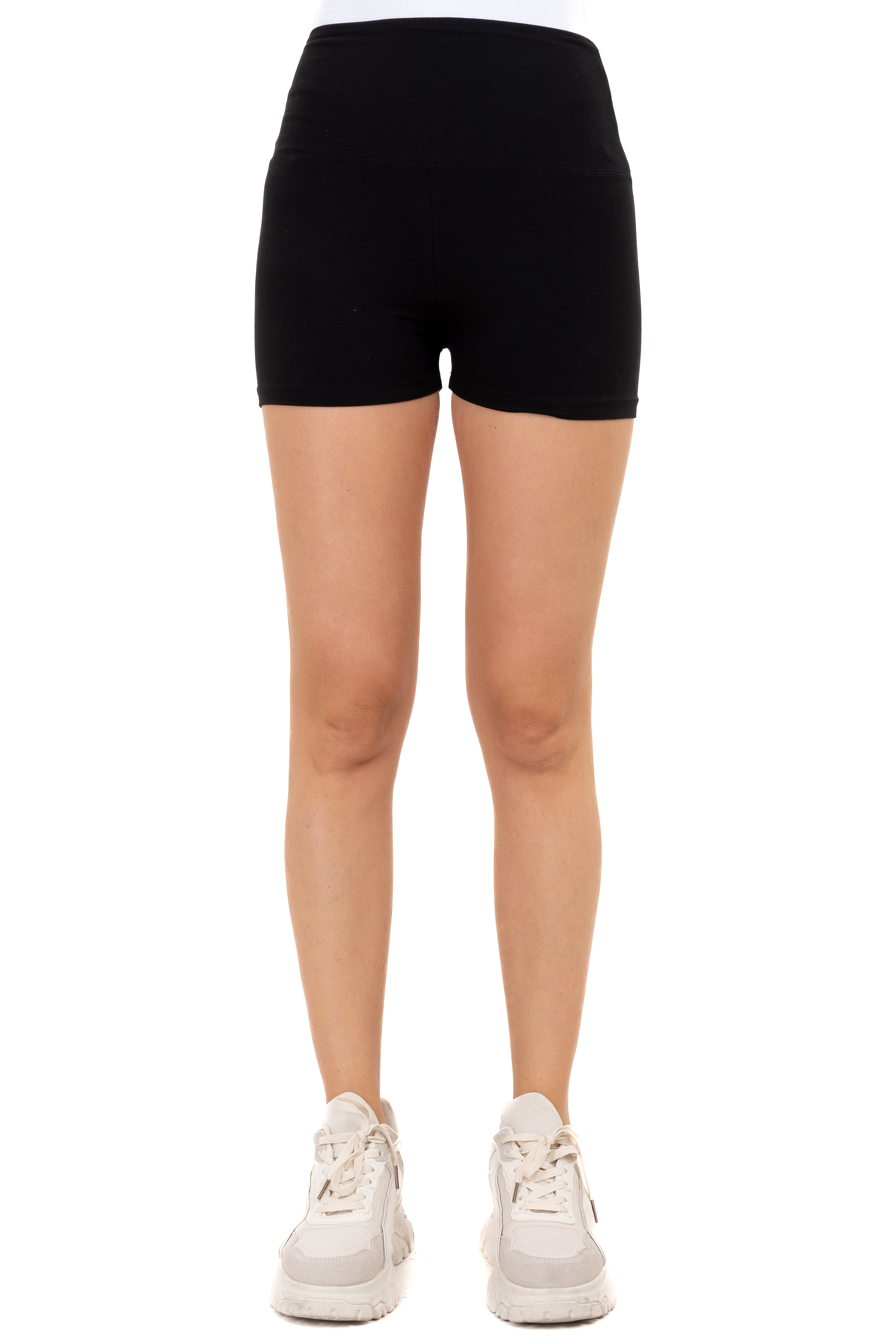 Short biker waist BLACK