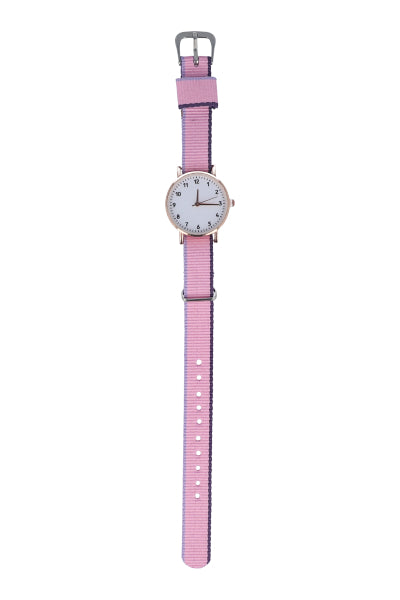 Analog Watch Correa Lines PINK