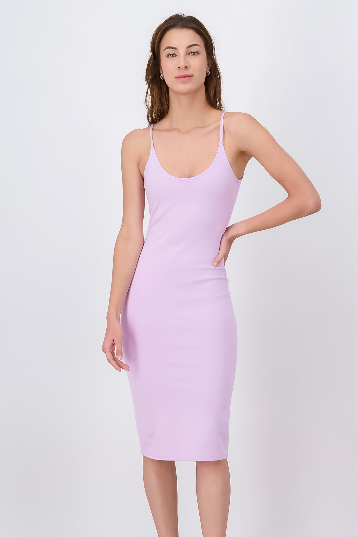 Vestido Midi Bodycon Abertura LILA