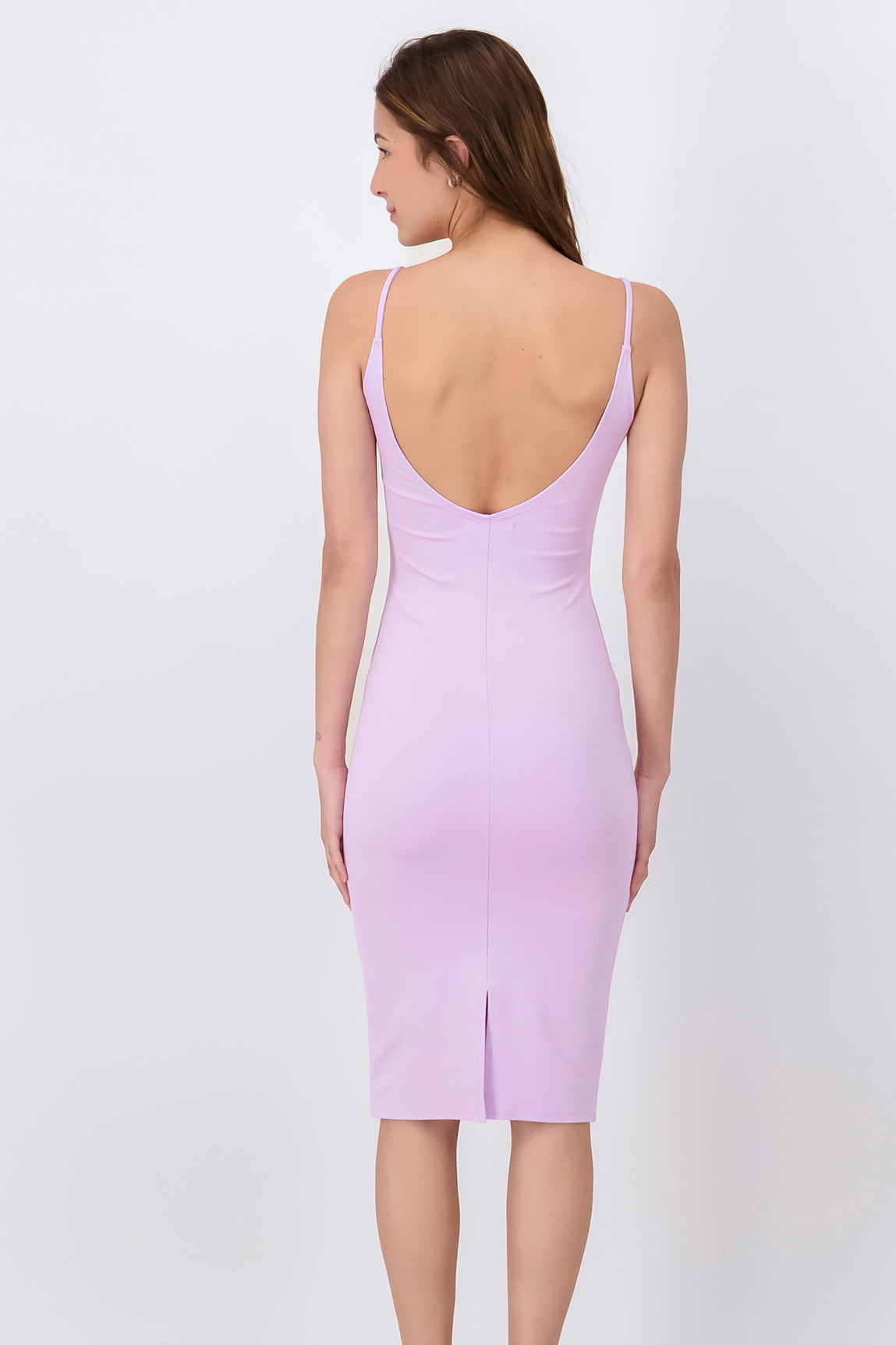 Vestido Midi Bodycon Abertura LILA