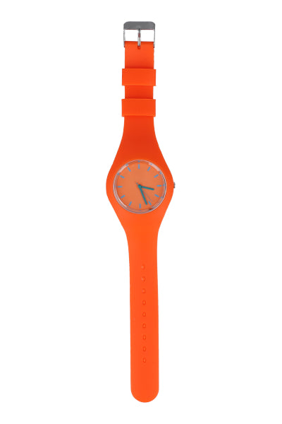 Plastic analog watch ORANGE