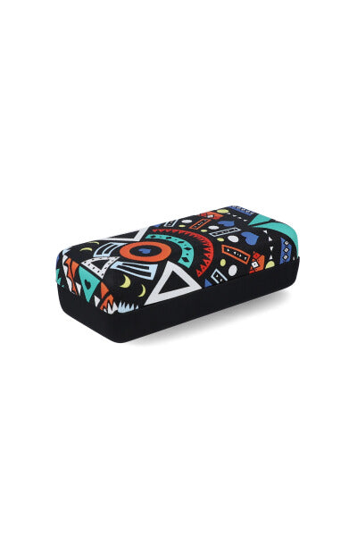 Estuche lentes rectangular tribal MULTICOLOR