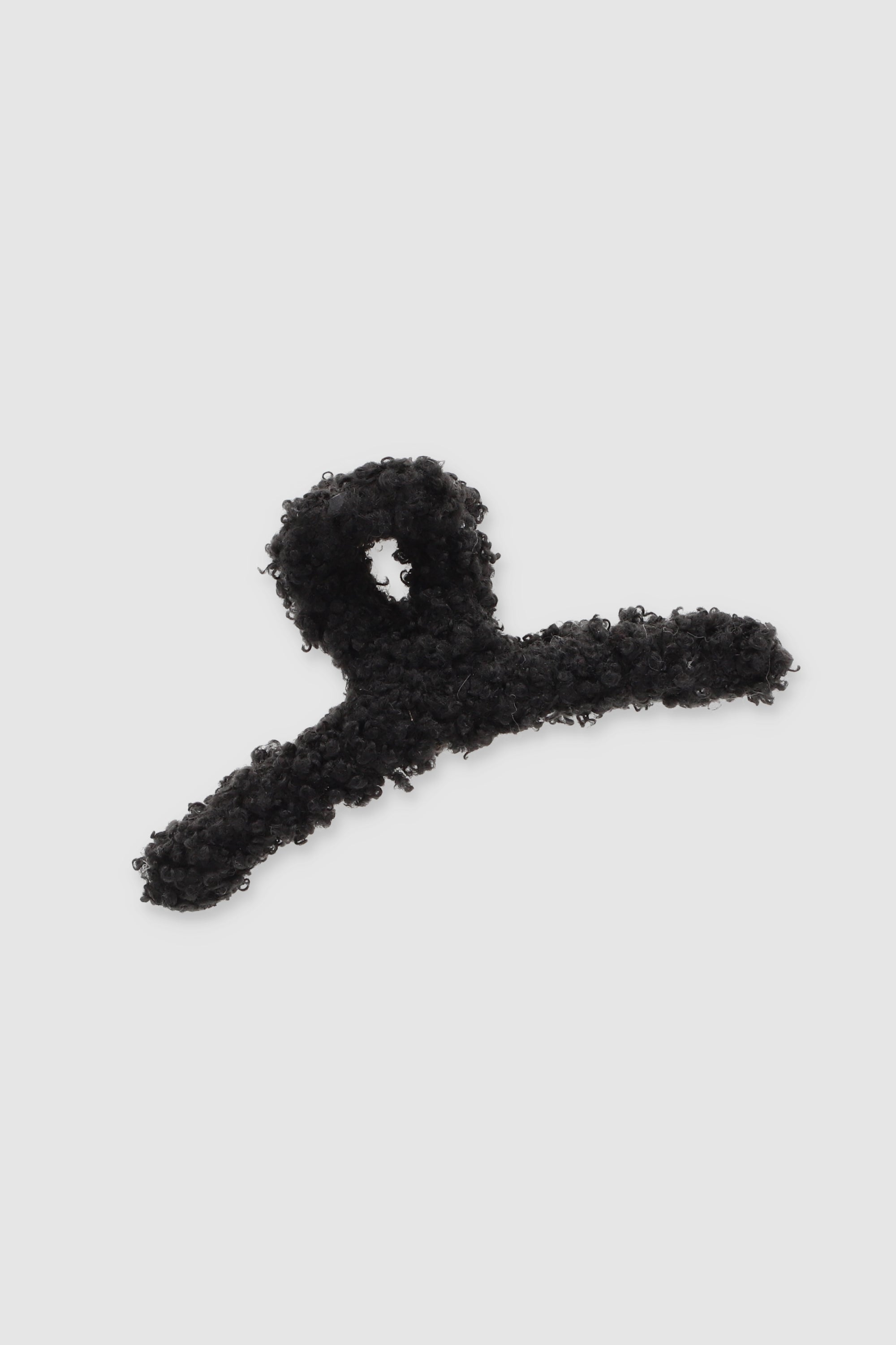 Pinza cabello peluche NEGRO