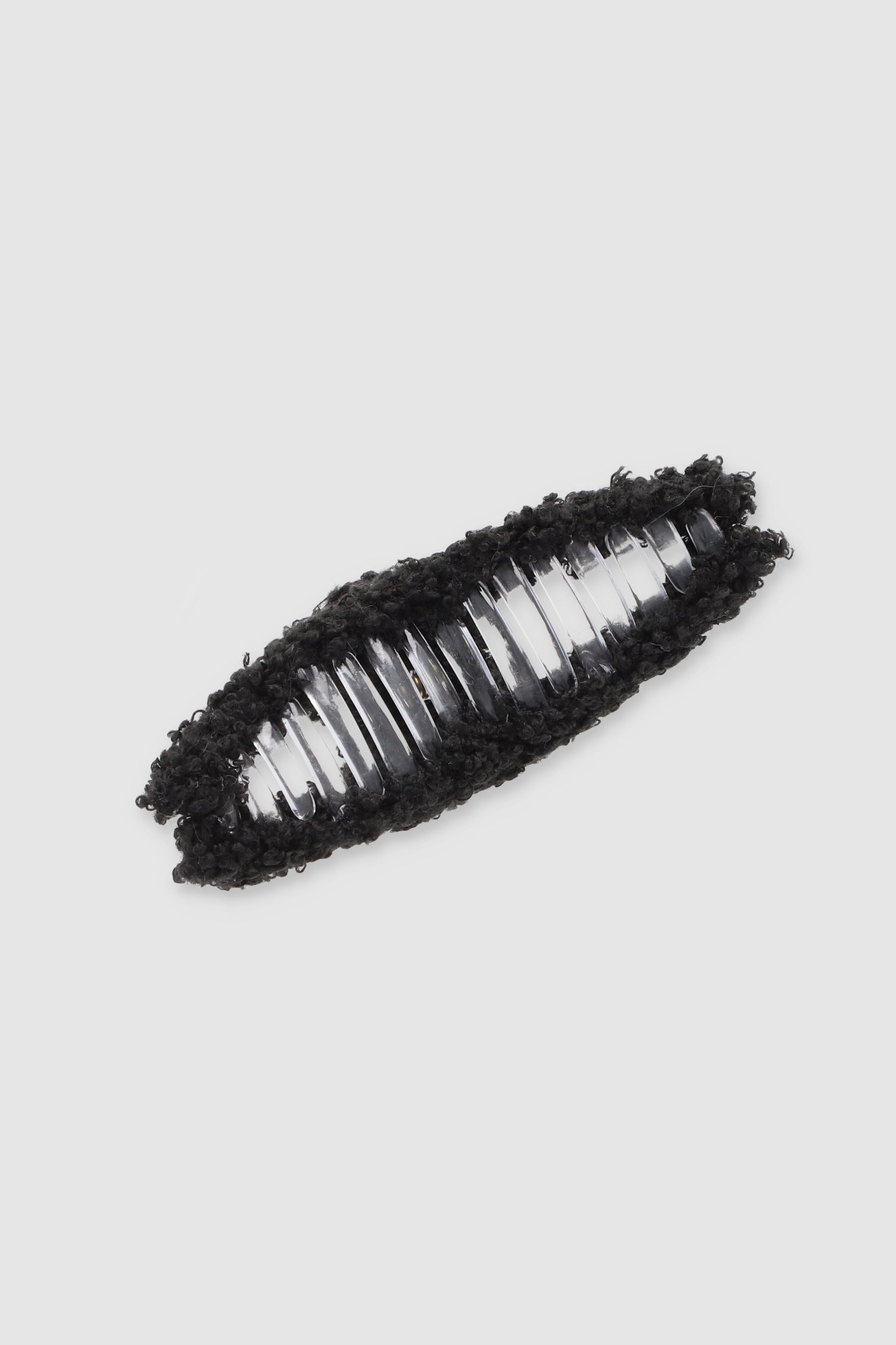 Pinza cabello peluche NEGRO