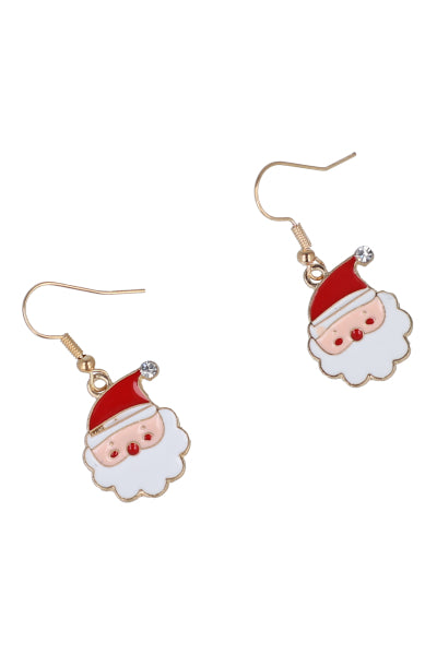 Santa Cumgante earrings RED