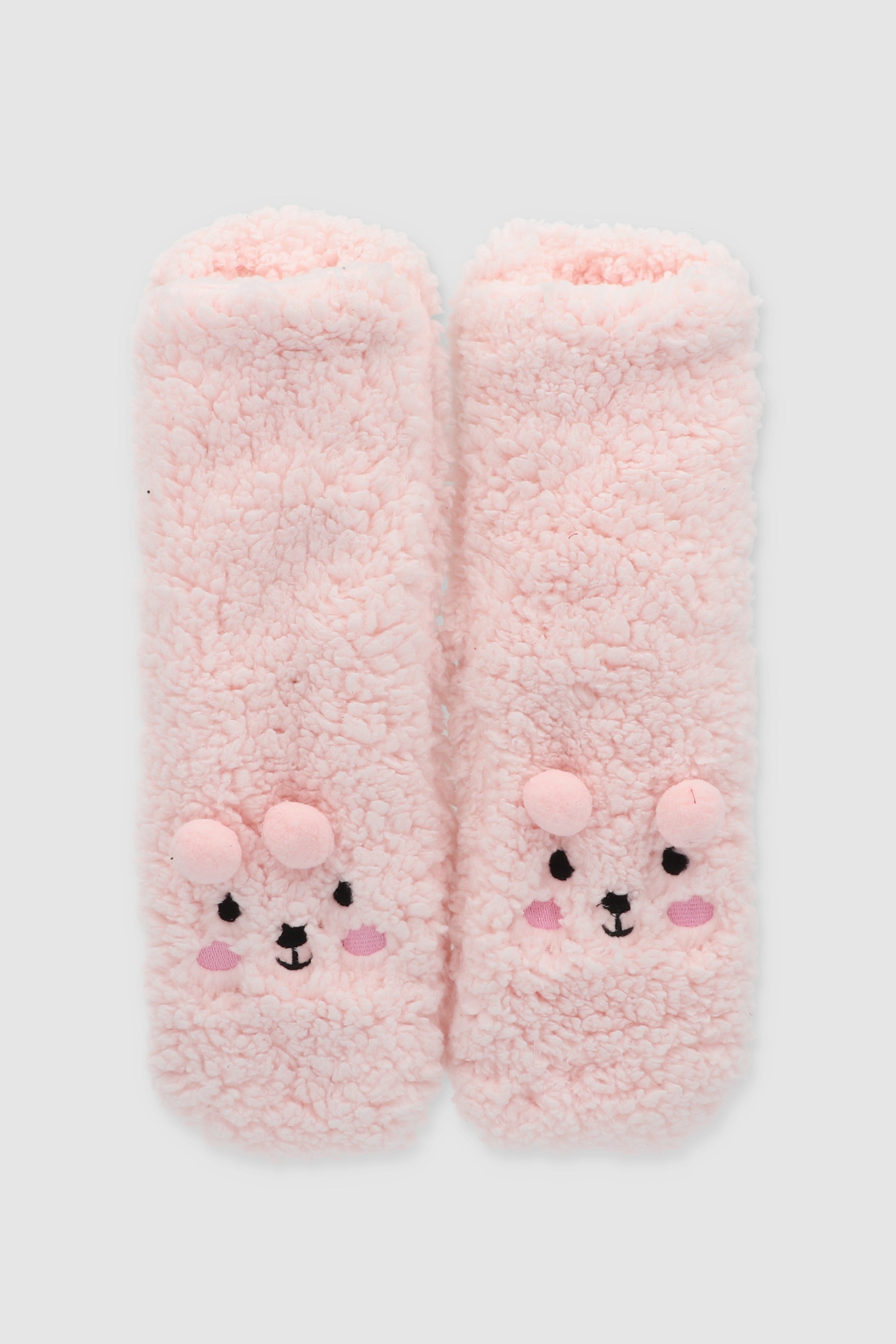 Calcetas Peluche Animalitos ROSA