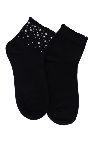 Moocolor socks shine BLACK