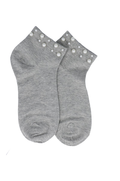 Pearl monochor socks GREY