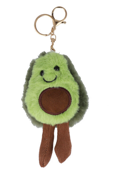 Peluche avocado keychain GREEN