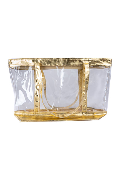 Bolsa shopper transparente ORO