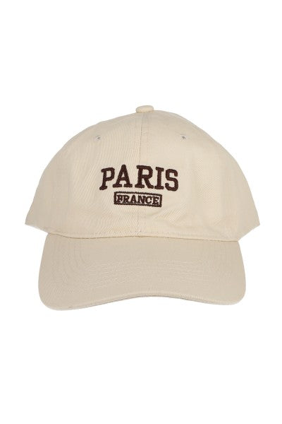 Gorra bordado París BEIGE