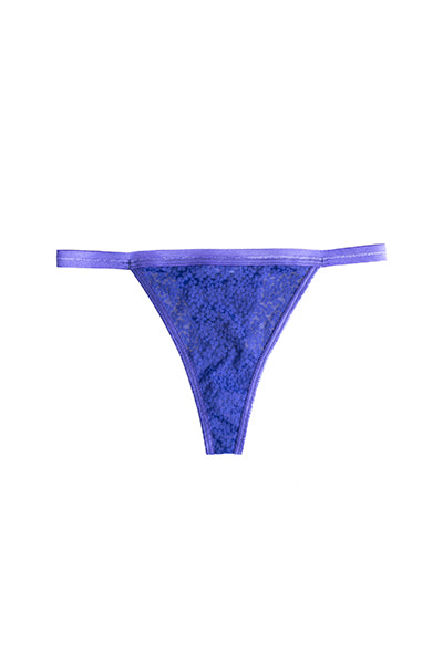 Mini Flores Lace Tanga PURPLE