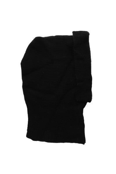 Balaclava tejido acanalado NEGRO