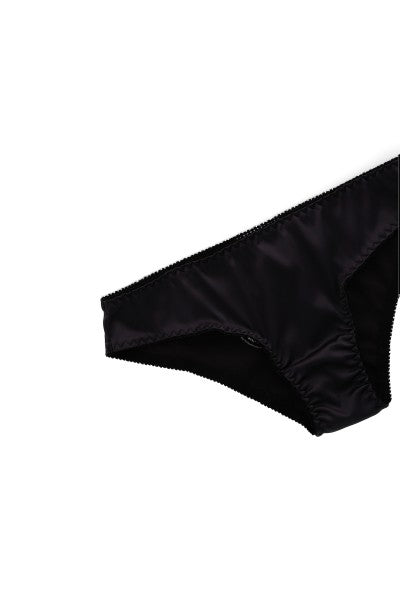 Bikini Satin Corazon BLACK