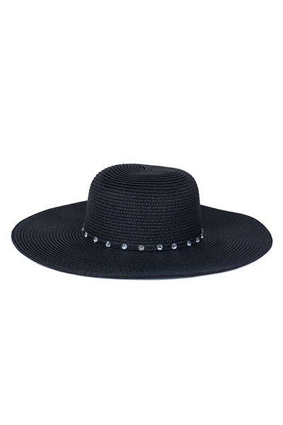 Sombrero fedora brillos NEGRO