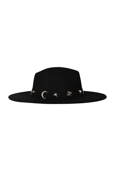 Sombrero fedora aplicaciones NEGRO