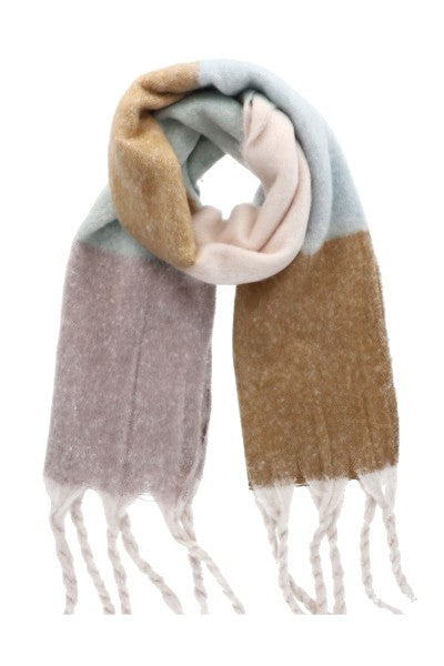 Bufanda tejido multicolor AZUL