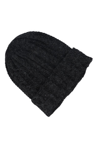 Gorro beanie trenzado NEGRO