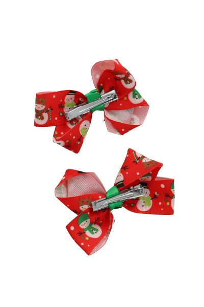 Set 2 Christmas Mushrooms RED