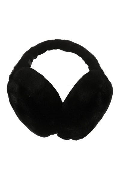 Orejeras abatibles peluche NEGRO