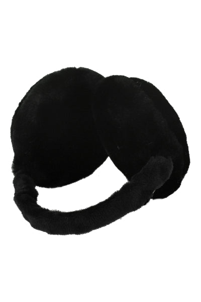 Orejeras abatibles peluche NEGRO