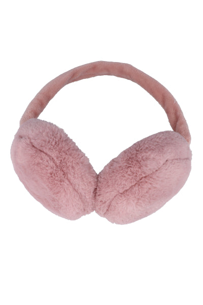 Orejeras abatibles peluche ROSA