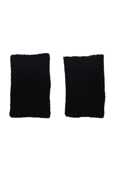 Guantes tejido ancho NEGRO