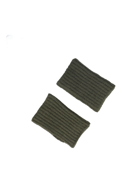 Guantes tejido ancho VERDE