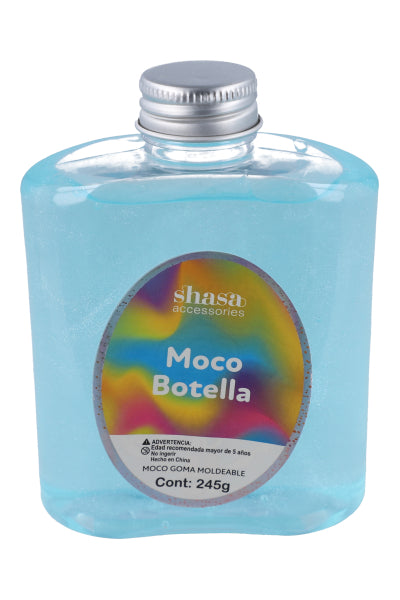 Moco botella cuadrada AZUL